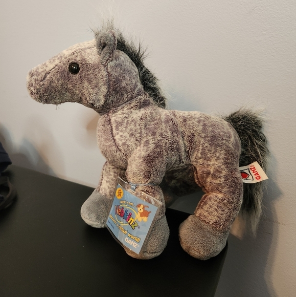 Webkinz Ganz Grey Arabian Horse With Code - Picture 1 of 7